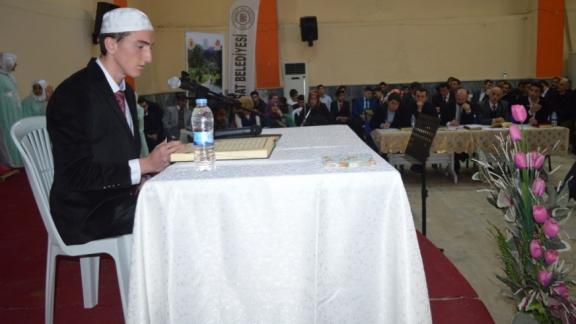 İlçemizde Genç Sada Kuran-ı Kerimi Güzel Okuma Yarışması ve Genç Bilaller Ezan Okuma Yarışması Düzenlendi...