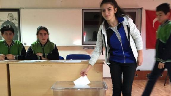 İlçe Öğrenci Meclis Başkanlığı Seçimi Yapıldı.