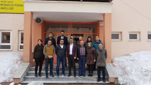 İl Milli Eğitim Müdürü Abdulcelil KAHVECİ Meydancık´taki Okulları Ziyaret.