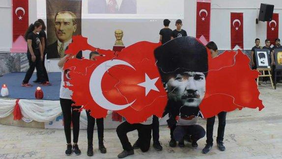 Başöğretmen Mustafa Kemal ATATÜRK, Ebediyete İntikal Edişinin 79. Yıl Dönümünde Düzenlenen Törenle Saygıyla Anıldı.