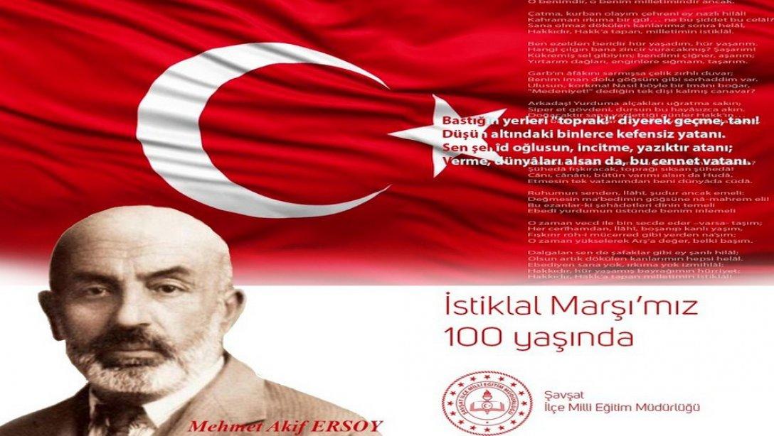 İstiklal Marşı'mızın Kabulünün 100. Yılı