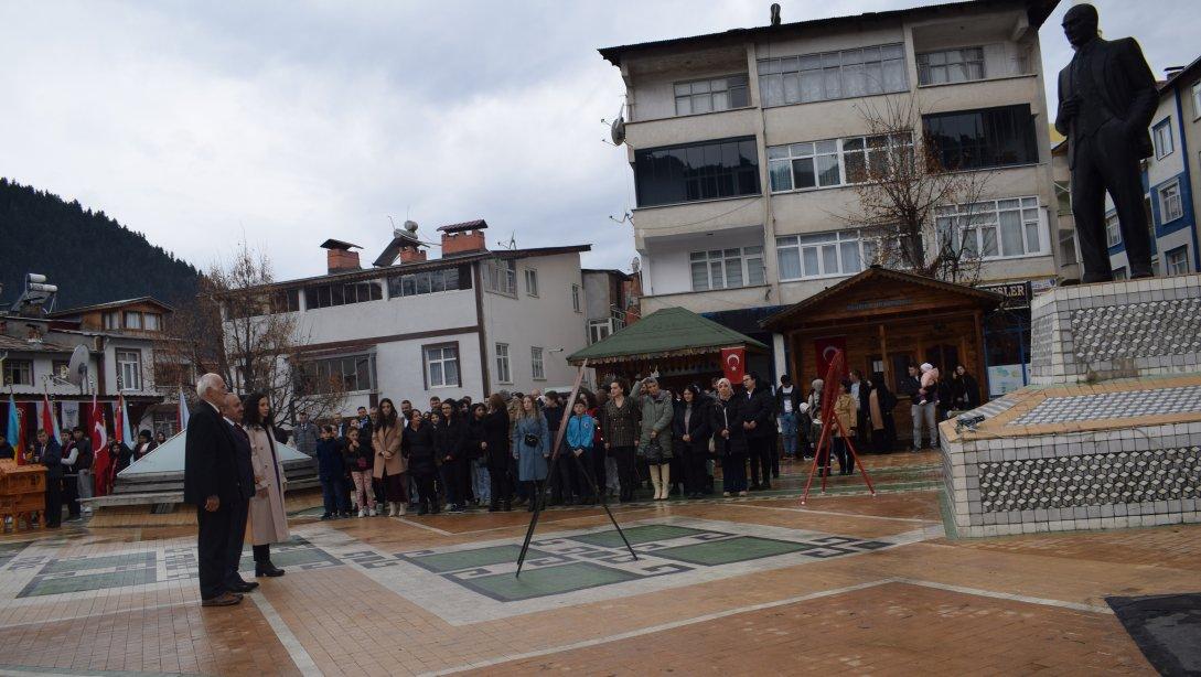 24 Kasım Öğretmenler Günü Dolayısıyla Çelenk Töreni Düzenlendi.